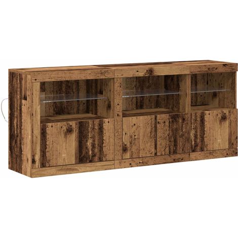 Maison Exclusive - Madia LED Legno vecchio 162 x 37 x 67 cm Legno multistrato