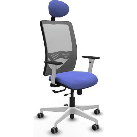 Silla de oficina piqueras y crespo Zulema blanco confort óptimo (1/2)