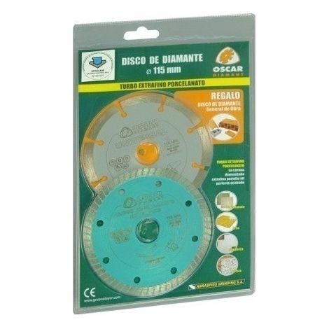 Disco Corte Porcelanico  115 Mm Turbo D.G.Obra115 Diamante  Grinding (1/3)