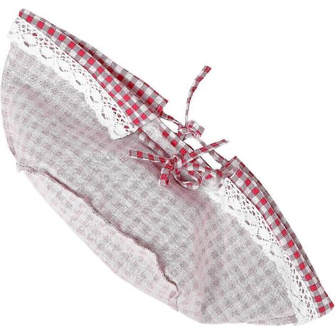 Doublure de rechange en tissu pour panier de pique-nique en osier avec insert réutilisable (1/5)