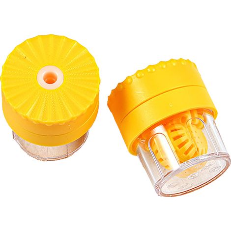 Nettoyeur de Lentilles de Contact Portable à Rotation Manuelle - Détachant Protéines - Jaune (1/5)