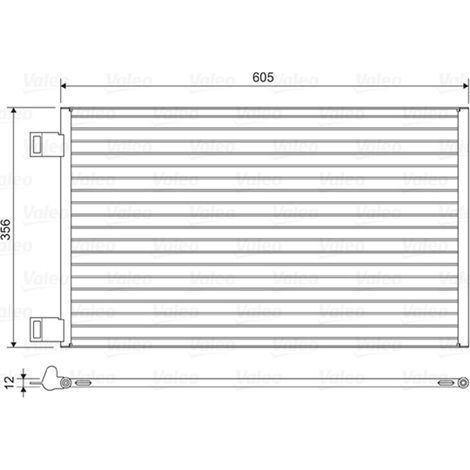 Condenseur, climatisation Valeo 822553 MERCEDES-BENZ 4155000054 8200455795