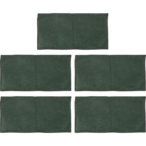 Lot de 5 sacs barrières anti-inondation en tissu non tissé absorbant la résine, tubes de prévention des inondations réutilisables (1/5)