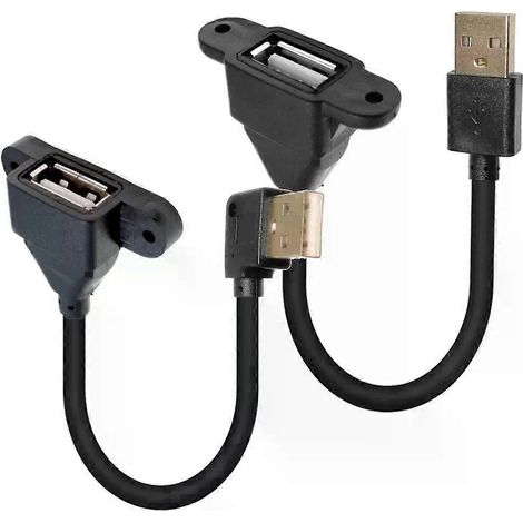 Rallonge USB 2.0 mâle-femelle de 1 m, 25 m, 5 m et 1 m pour le chargement de téléphones et d'ordinateurs - JXLGV (1/4)