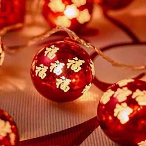 Guirlande lumineuse féérique de 1,5 m avec boules de Noël étanches et LED en forme d'étoile, idéale pour décorer le sapin de Noël et le Nouvel An (style D). (1/5)