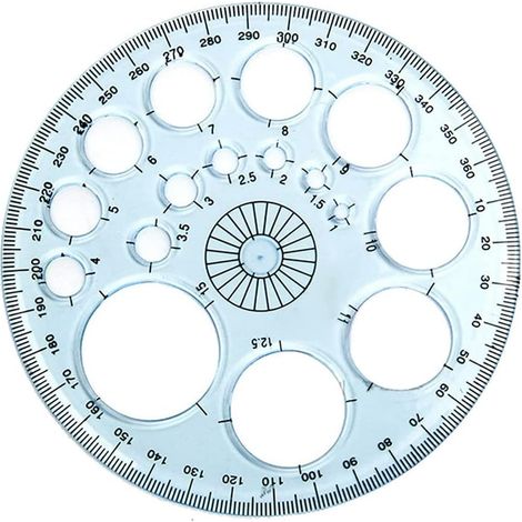 Règle géométrique multifonctionnelle, de dessin universelle outil (1/5)