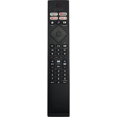Nouvelle Remplacement Telecommande Philips TV pour Philips TV Ambilight 4K Ultra HD LED TV 43PUS8506 50PUS8506 50PUS8506 50PUS8506/60 50PUS8506/60 55OLED706 65OLED706 (1/5)