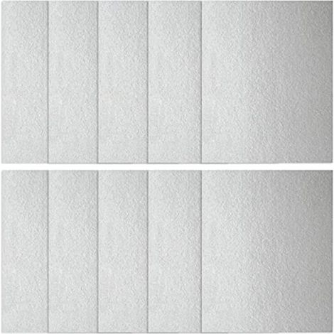 Feuille de mica Universelle pour Couvercle de Four à Micro-Ondes Taille du Papier, 150 120mm, Lot de 10 (1/4)