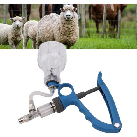 Kontinuierliche Veterinärspritze zur Impfung von Schweinen, Rindern, Schafen, Hühnern, Enten und Gänsen, einstellbarer automatischer Impfstoffinjektor. (1/5)
