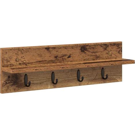 Maison Exclusive - Wandmontierter nachttisch Altholz 60 x 10,5 x