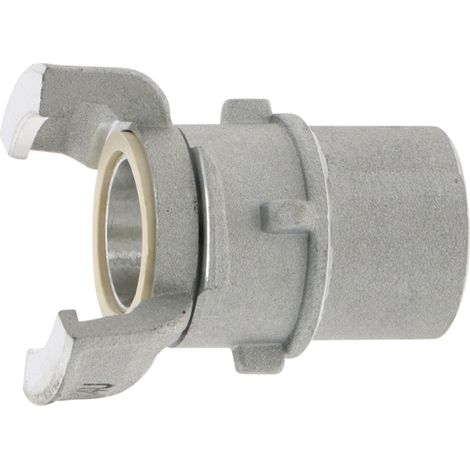 Adattatore per tubo flessibile Guillemin DN 80 con filettatura femmina da 3" in alluminio BSP (1/2)