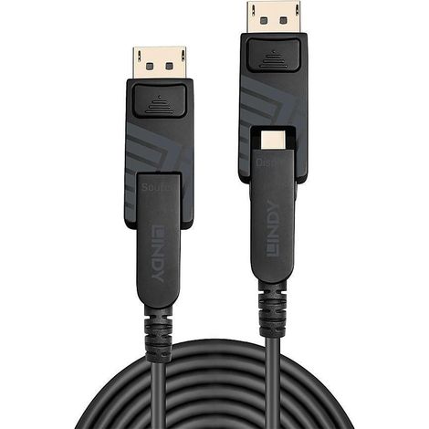 Lindy 38480 Mini DisplayPort Kabel schwarz 10 m