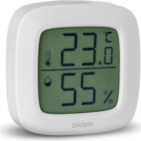 Mini thermomètre hygromètre intérieur - 107245 - Avidsen