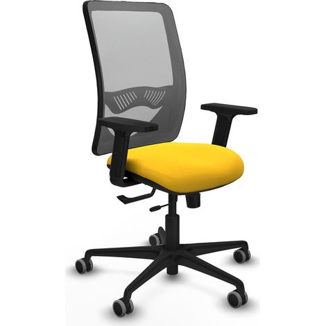 Sedia da ufficio piqueras y crespo ergonomica grigio simil pelle (1/2)