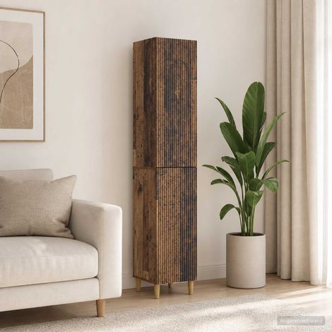vidaXL Cabinet Set 2 pcs Old Wood Engineered Wood (1/5)