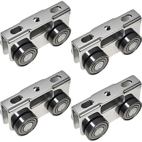 Rouleau de montage à 4 roues pour chariot élévateur électrique, chariot à rouleaux stable et chargé, compatible avec les largeurs de 1-5/8 pouce et plus (4 pièces) (1/5)