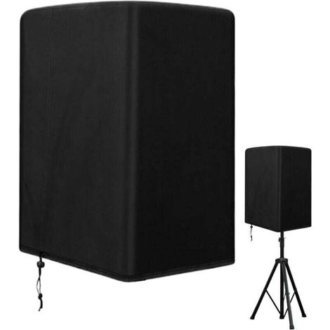 Housse de protection anti-poussière pour haut-parleur, XU, Housse de protection pour équipement de haut-parleur, Housse de protection pour haut-parleur sur pied en tissu Oxford (30x28x45.7cm) - KZQ (1/4)