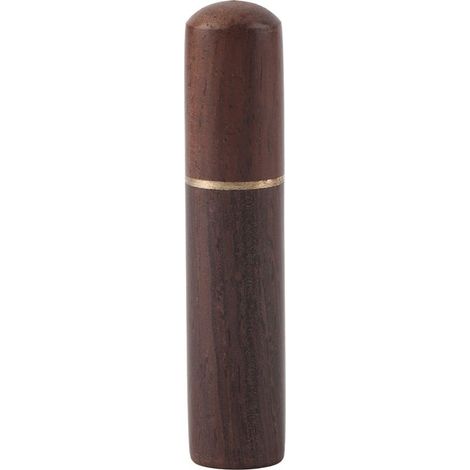 Aufbewahrungsbox aus Holz für Nähnadeln, dunkelbrauner Sicherheitskoffer (1/5)