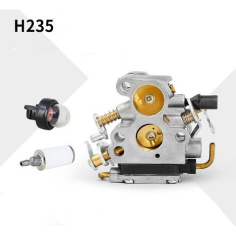 Filtro carburante con bolla d'olio per carburatore di motosega – Compatibile con H235, H236, H236E, H240E – Set completo (1/5)