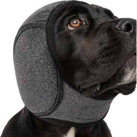 1 protège-oreilles pour chien, bandage élastique insonorisé, doublure coton respirante, imperméable, pour chiens et chats de toutes tailles (1/5)