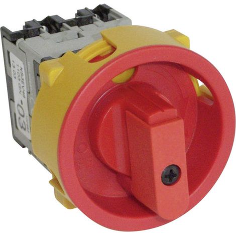 BACO NS4EV48 Lasttrennschalter absperrbar 20 A 400 V 1 x 90 ° Rot, Gelb 1 St. (1/2)