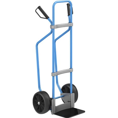 eurokraft pro, Diable avec semelles, bleu, l x p bavette 280 x