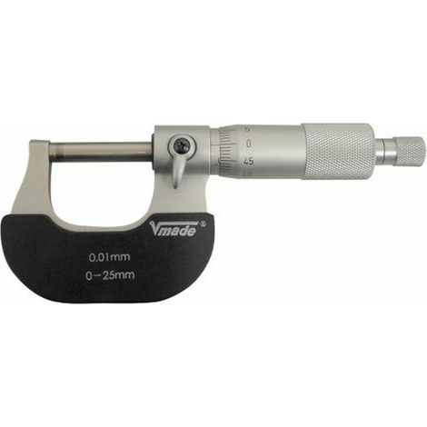 Micrometro VOGEL con capacità 0-25 mm, precisione DIN 863 e design ergonomico. (1/3)