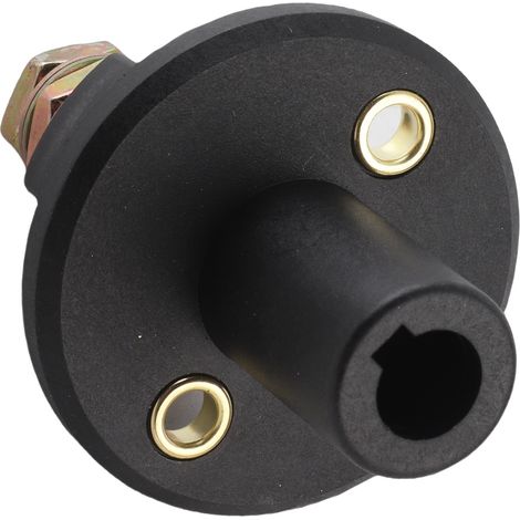 Interrupteur de batterie coupe-circuit isolateur 12V 24V pour voiture bateau en ABS laiton avec 2 clés (1/5)