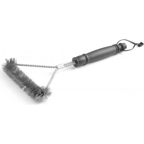 Brosse métallique en acier inoxydable pour barbecue en forme de Y 520 x 170 mm - Hendi 525432 (1/4)