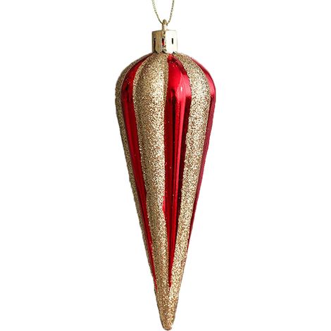 Boules De Noël En Plastique - Décoration Sapin Style Gant Botte Cadeau - Intérieur Extérieur - Lot De 2 (1/5)