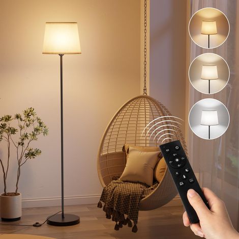 Lampadaire sur Pied Salon avec Télécommande, Dimmable 12Températures (1/5)