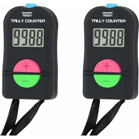 Zweiteiliger digitaler Zähler, manuelle elektronische Auf-/Ab-Steuerung, manueller Golfballzähler (1/4)