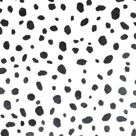 Dalmatian Dots Wallpaper Holden Animal Print Black White Trendy Contemporary (1/4)
