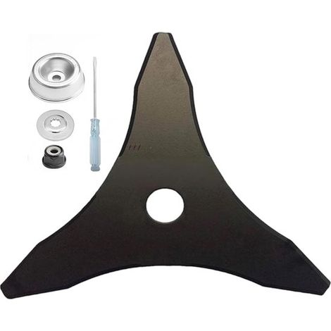 Lames de débroussailleuse - tondeuses avec un diamètre de perçage d'arbre de 25,4 mm - débroussailleuse électrique - accessoires pour - 5 pièces (1/5)