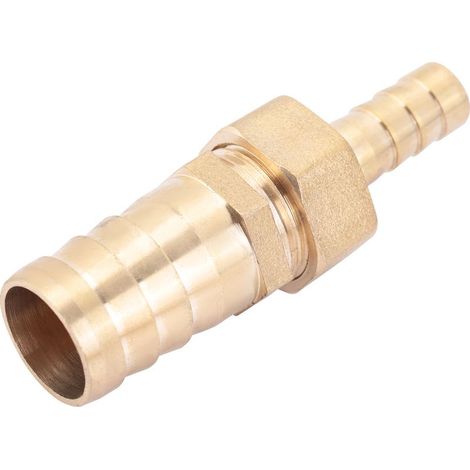 Raccord Laiton Réducteur Bouchon à Embout Barbelé pour Tuyau (6mm-19mm, Pièce Unique) (1/5)