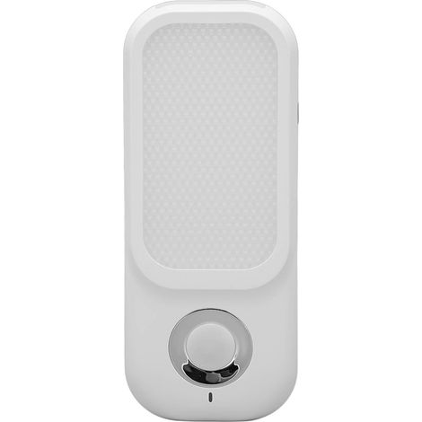 Applique murale à capteur, rechargeable par USB, sans fil, 3 couleurs d'éclairage, veilleuse LED argentée pour chambre à coucher (1/5)