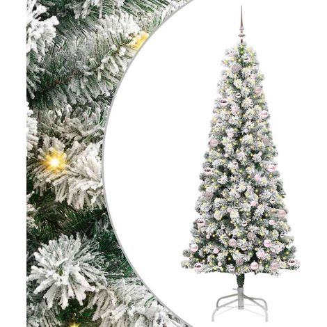 Sapin de Noël  Arbre de Noël Artificiel à Branches Articulées 240 cm (1/5)