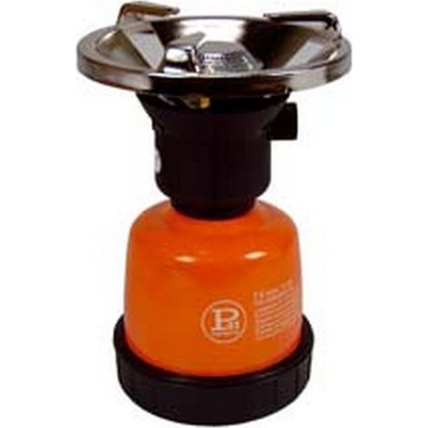 1PZ FORNELLINO GAS CAMPING IN METALLO ACCENSIONE NORMALE