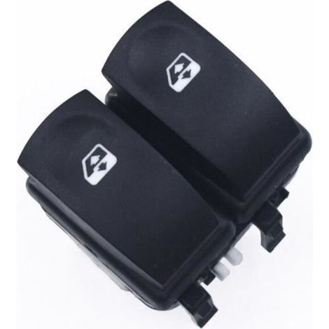 Bouton de commande de lève-vitre électrique, pour Renault Clio III Modus Twingo II 2005 2006 2007 2008 2009 [1BA6BD4]