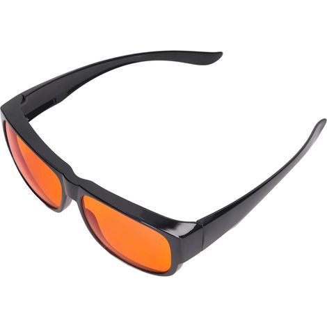 Lunettes anti-lumière bleue 400-500 nm, résistantes aux UV et aux radiations, pour gamers sur ordinateur, idéales pour la lecture, verres carrés (1/5)