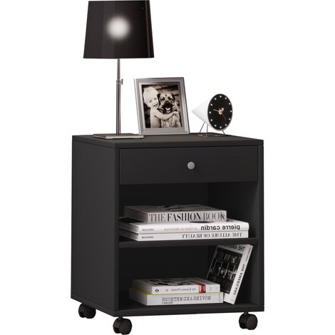 Comodino in legno Rulli a cassetto Rolda 54x45x38 - VCM