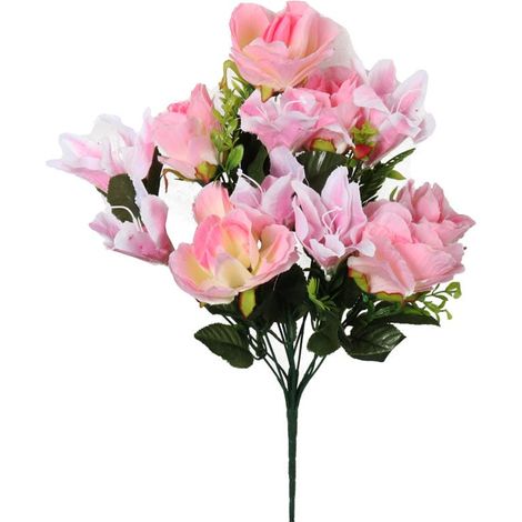 Strauß aus 12 künstlichen Blumen, gemischt, B12R-70AR (1/3)