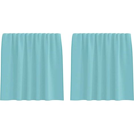 Maison Exclusive - Voile Vorhänge mit Stangentaschen 2 Stk. Türki