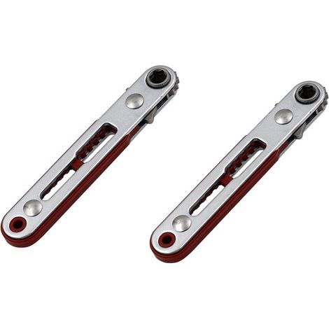 Clé à cliquet réversible 2 pièces 1/4 pouce pour embouts de tournevis et perceuses (1/5)