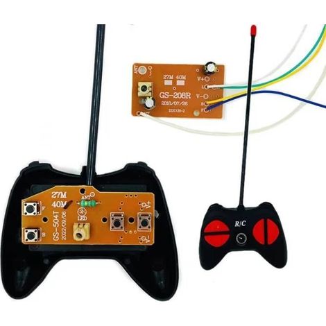 Circuit émetteur-récepteur à télécommande RC 40MHz, Circuit PCB, système Radio avec antenne pour voiture cami (1/3)