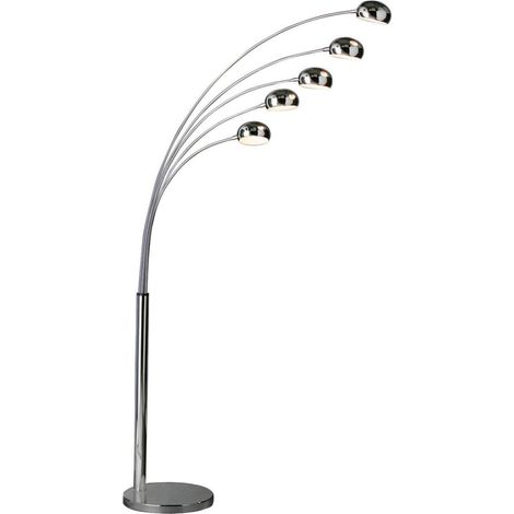 Premier Housewares Zeus Floor 5 Arched Lights Lamp