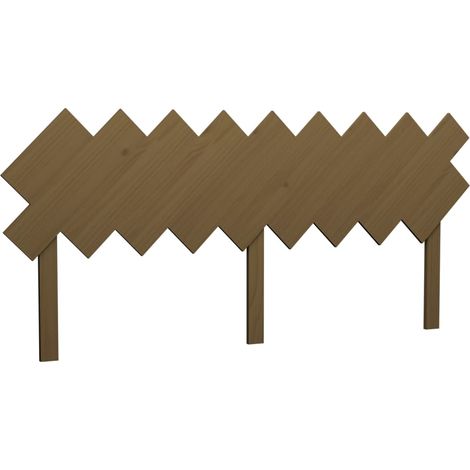 Maison Exclusive - Cabecero de cama madera maciza pino marrón mie