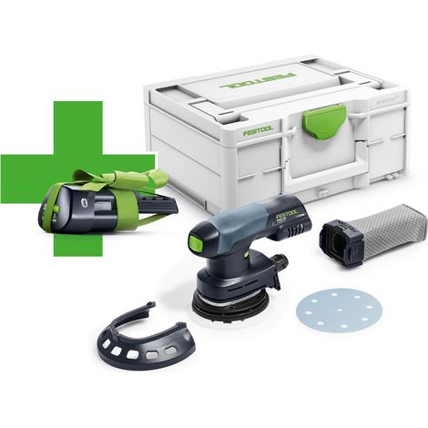 Festool ETSC 125-Basic-ERGO Akku Exzenterschleifer 18 V 125 mm Brushless ( 577030 ) + 1x Akku 3,0 Ah + Systainer - ohne Ladegerät