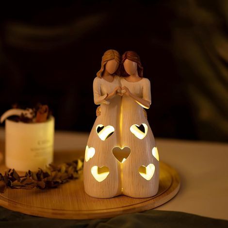 Geschenke für Schwester, Freundin: Geburtstagsgeschenke für Schwester, Geschenke für beste Freundin, Geschenkideen für Schwestern zu Weihnachten, Geburtstagen, Figuren, Dekorationen (1/5)