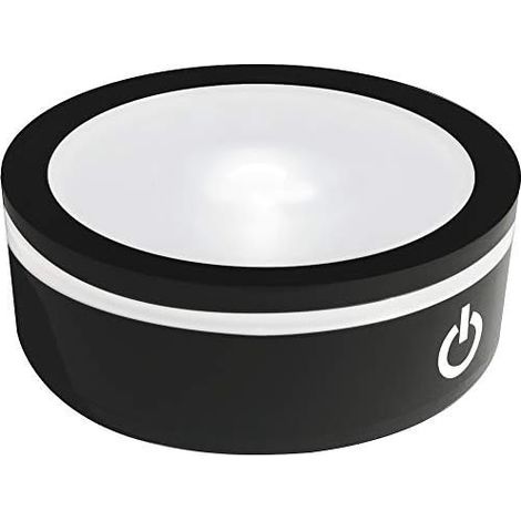 Support Rond de Lampe LED antidérapant avec Plusieurs Couleurs, adapté à l'artisanat de Boule de Cristal de Verre, décoration de fête de Vacances. (Base Plate)